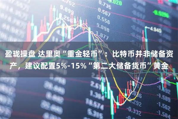 盈珑操盘 达里奥“重金轻币”：比特币并非储备资产，建议配置5%-15%“第二大储备货币”黄金